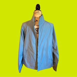 Vintage London Fog lightweight golf jacket . Baby blue , classic , timeless 42 R
